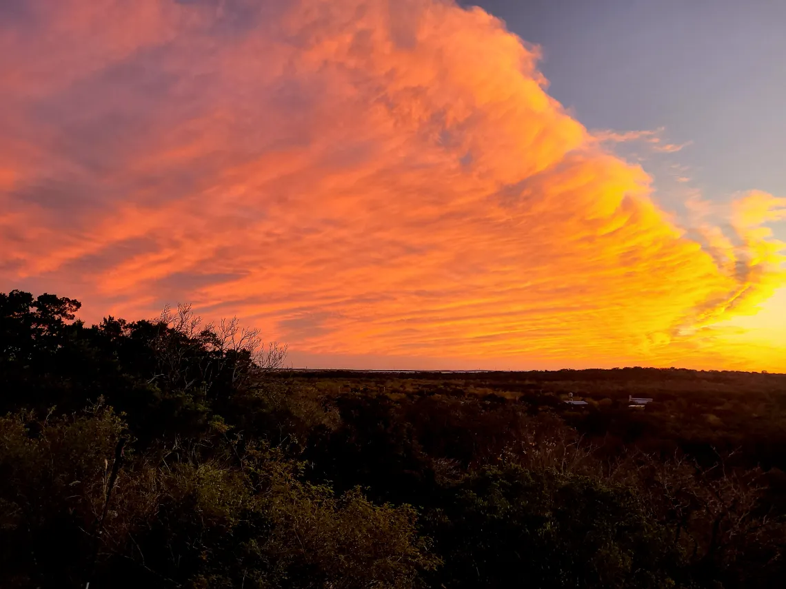 Government Canyon sunset