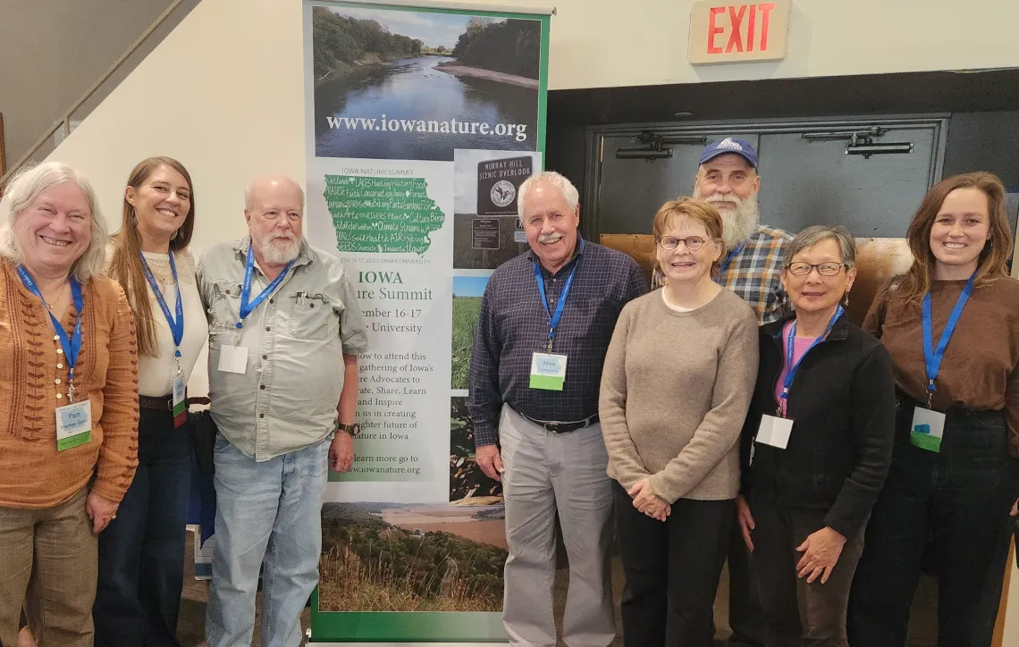 Staff and executive committee members at the 2024 Nature Summit