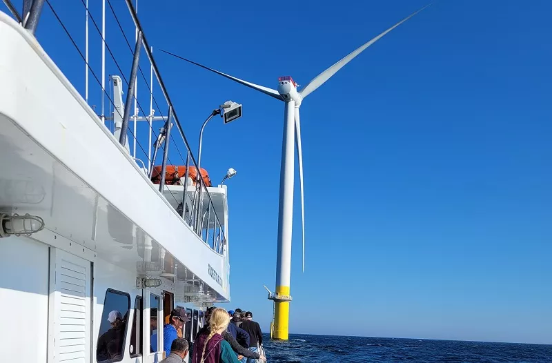 Offshore wind, photo by Dennis Schroeder, National Renewable Energy Laboratory