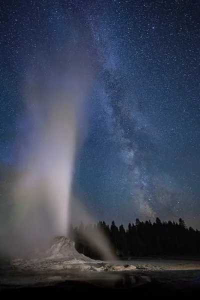 Castle Geyser Yellowstone National Park