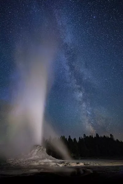 Castle Geyser Yellowstone National Park