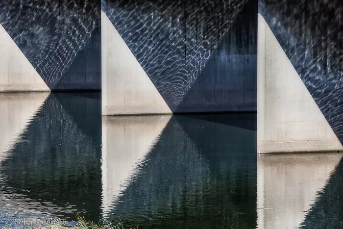 Reflections under the bridge