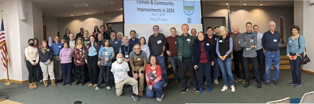 Volunteers attending the CACE Philly Event