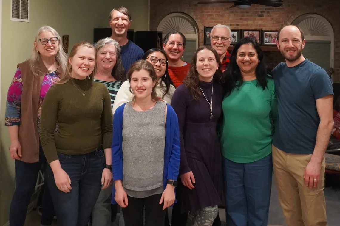 Staff and volunteer leaders with Rosa