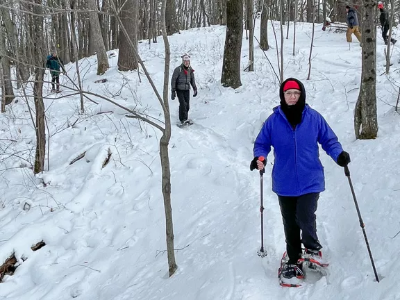 Snowshoeing