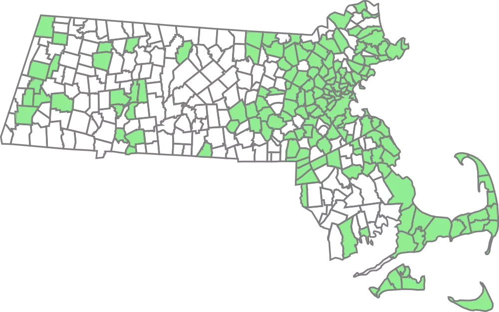 Map of communities with plastic bag regulation