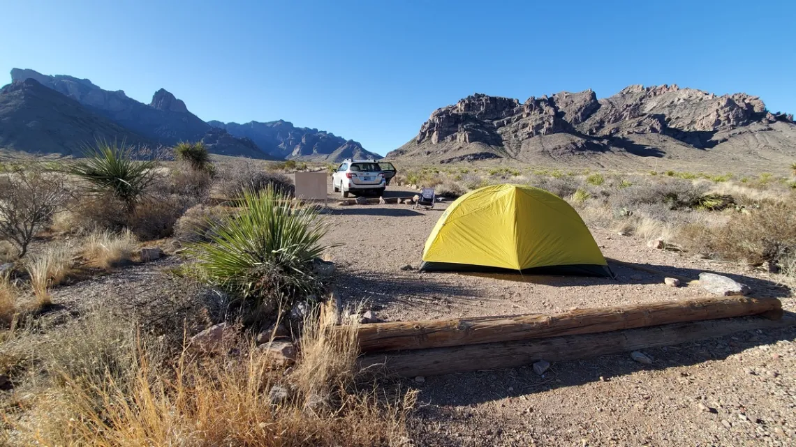 Pine Canyon campsite #5