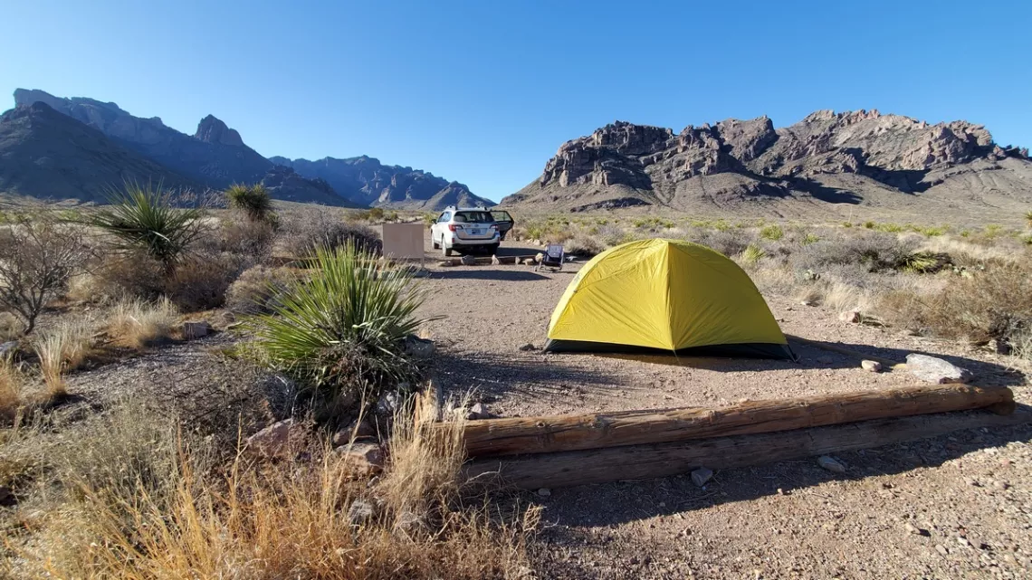 Pine Canyon campsite #5
