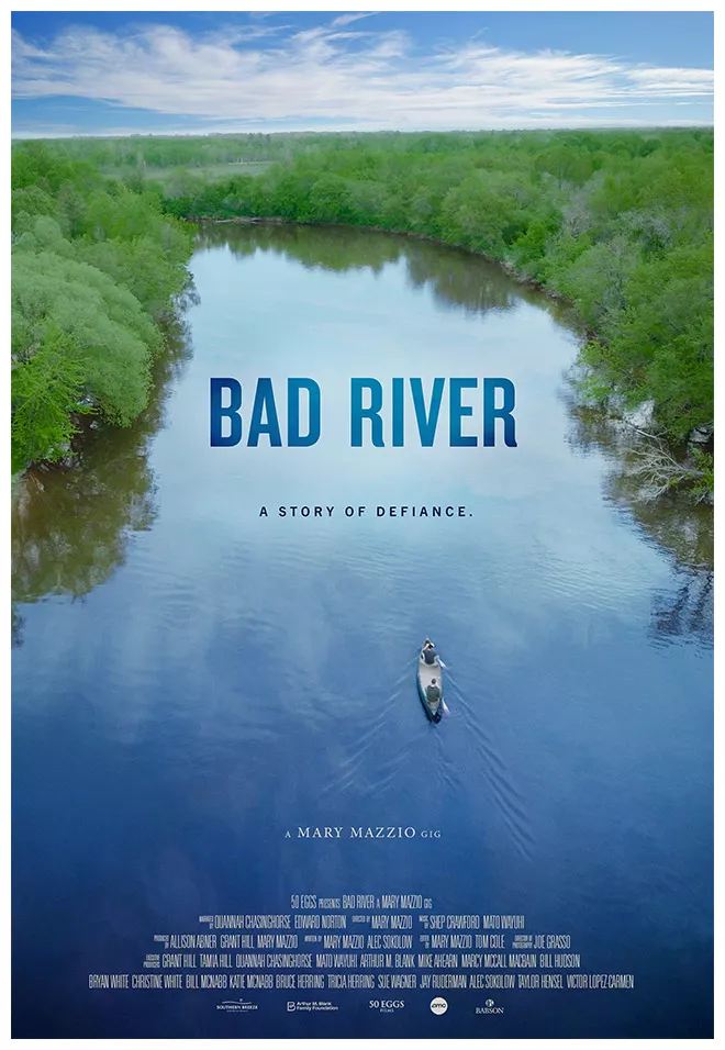 poster for bad river documentary