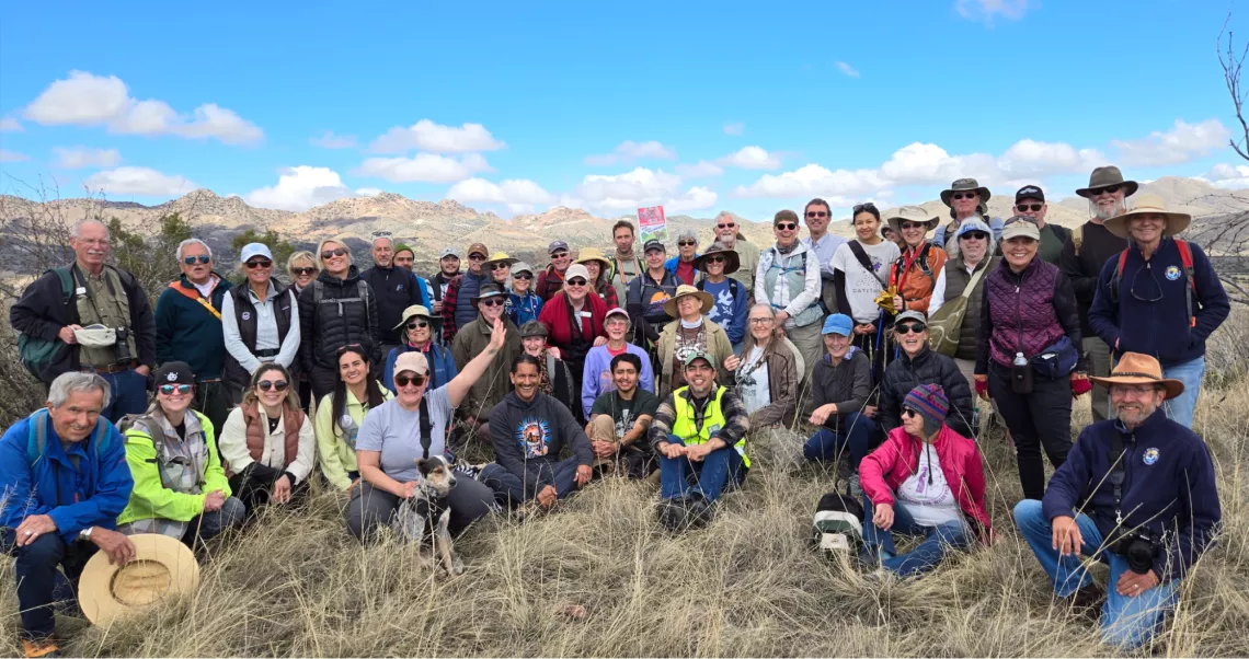 Image of a Sierra Club Nopales group at Santa Ritas Mountains