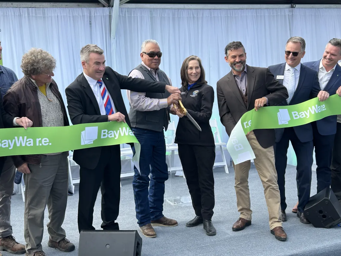 Ribbon cutting