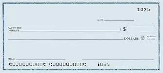 blank check