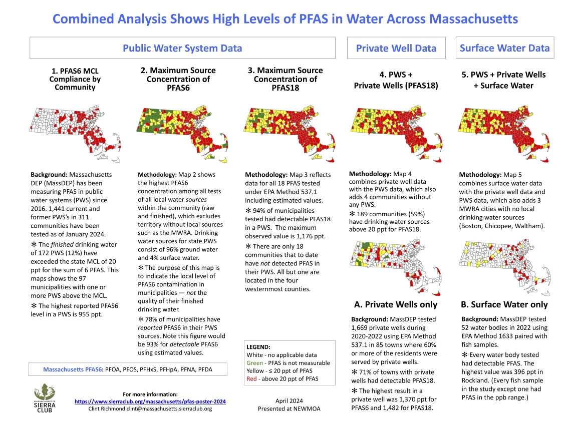 Sierra Club NEWMOA PFAS poster 2024