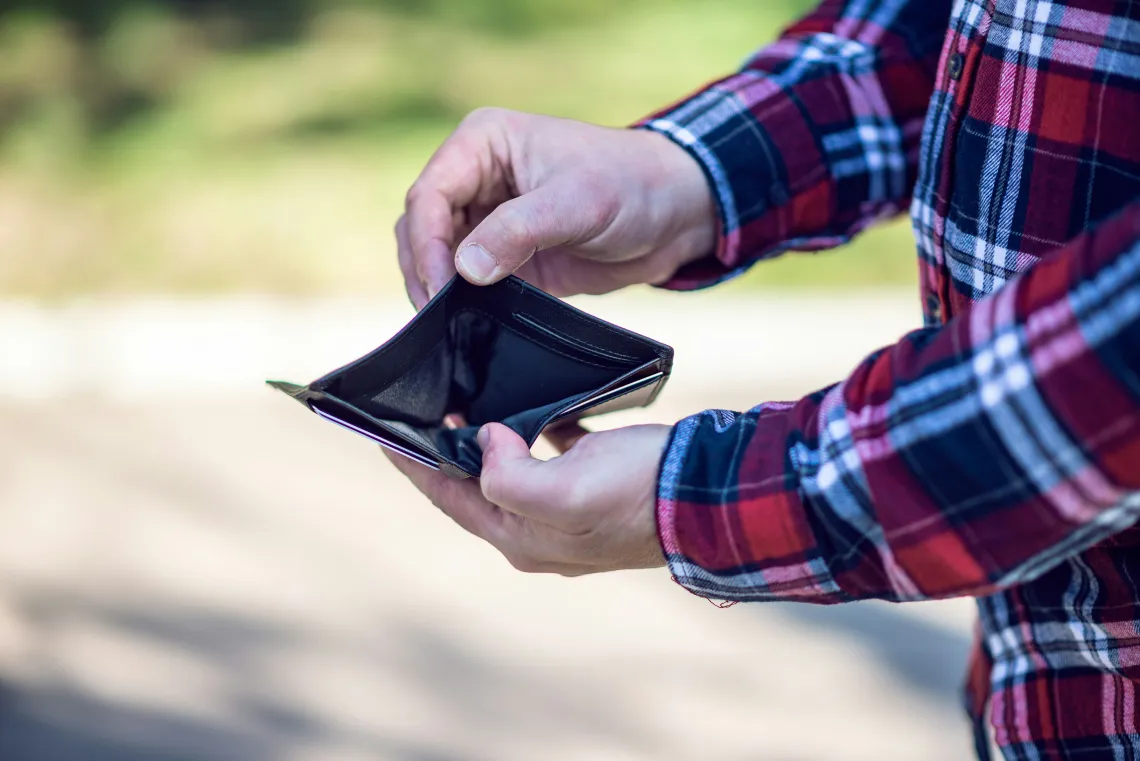Empty Pocketbook