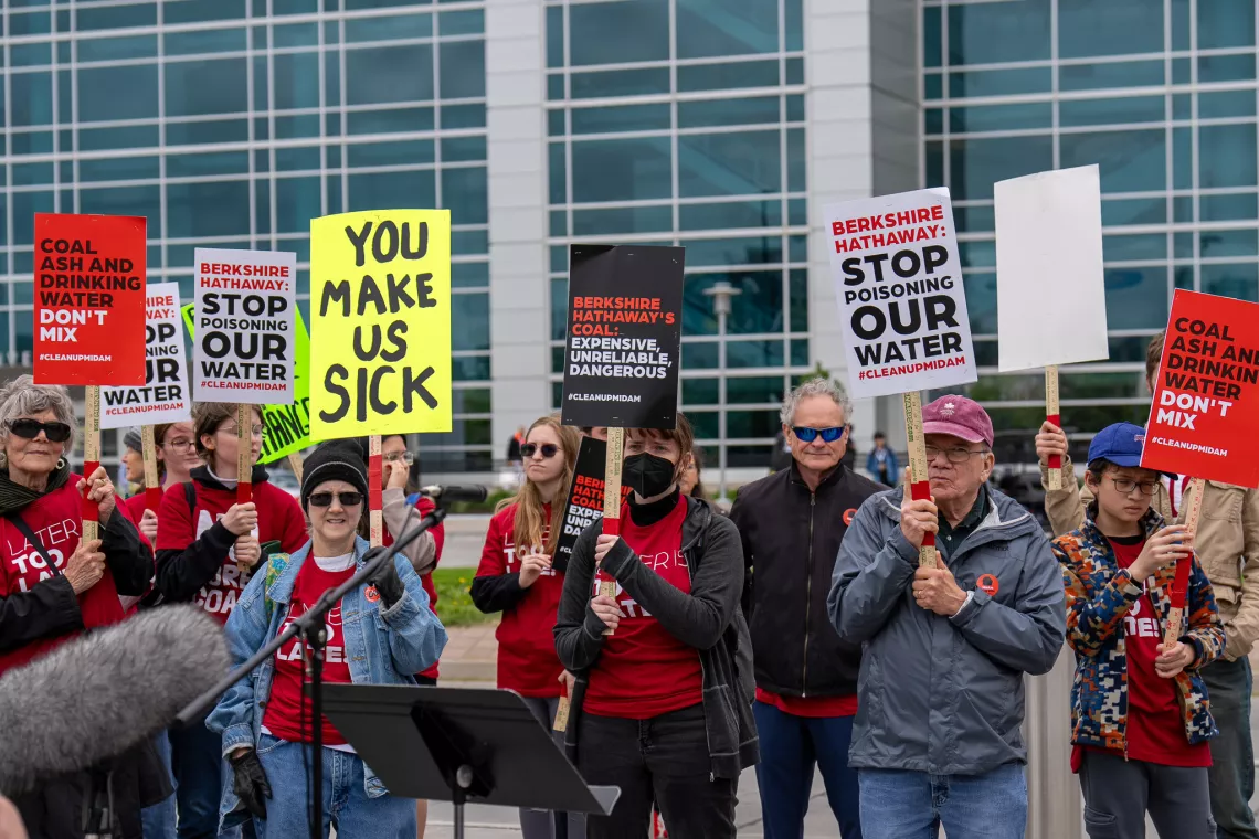 Rally at the Berkshire Hathaway sharehold meeting, May 4, 2024