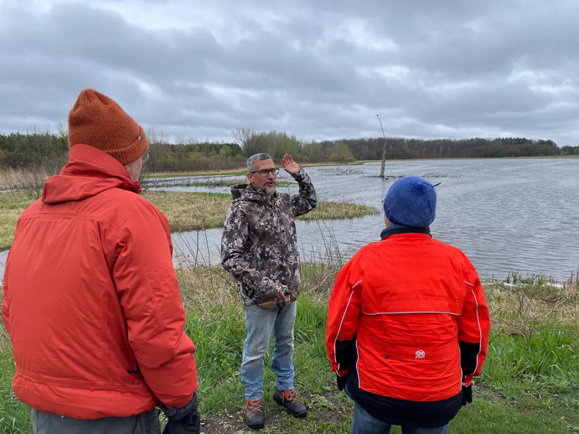 Oneida wetlands tour
