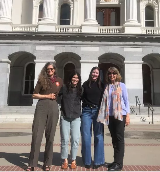 staff and volunteers at Capitol for PIN Lobby Day
