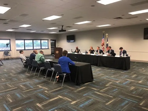 Community members address the committee 