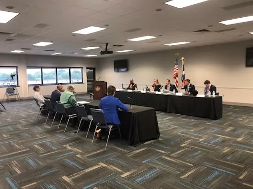 Community members address the committee 