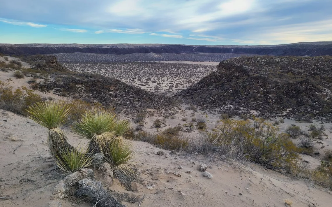 Looking north across Kilbourne Hole