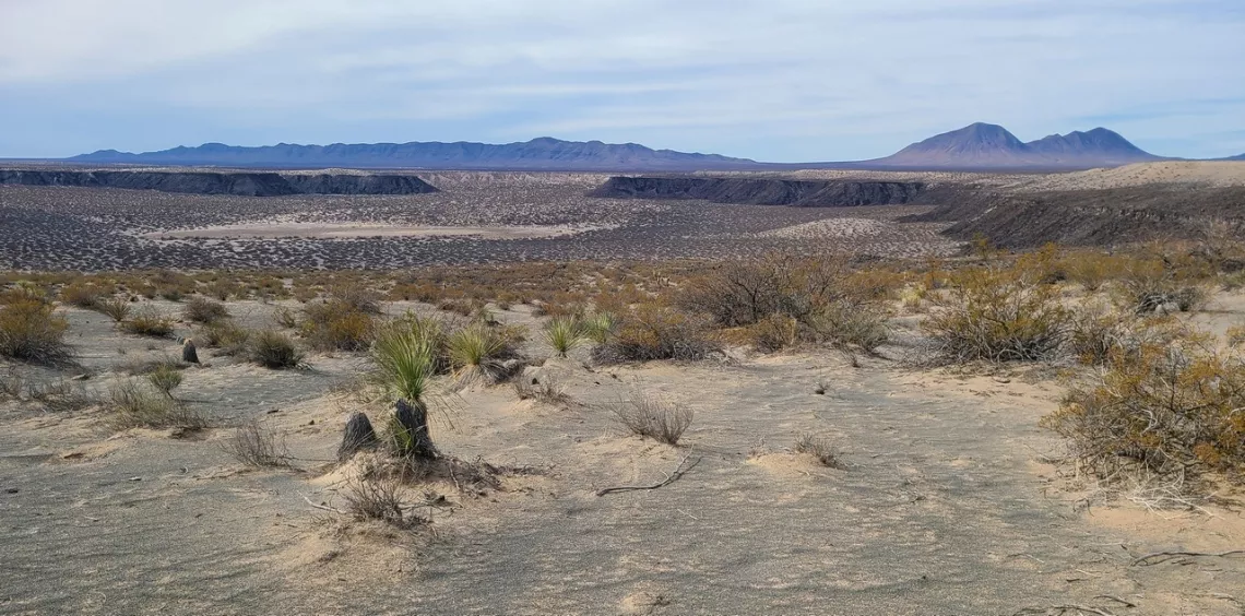 Looking south across Kilbourne Hole