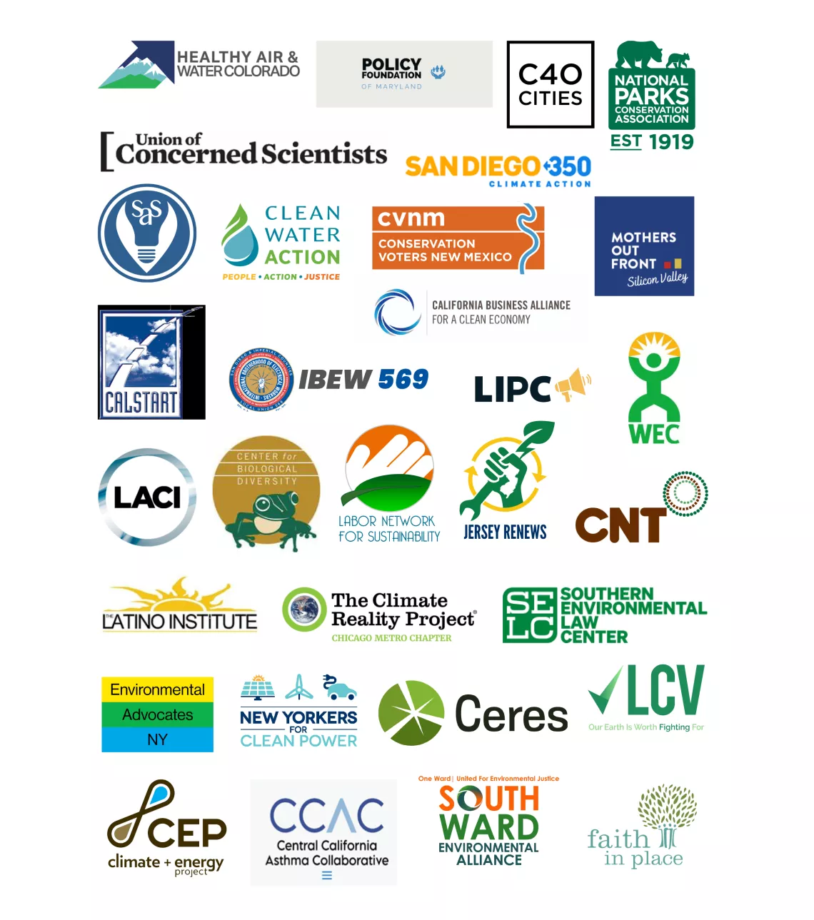 Multi-State Org ACF Waiver Support Letter Logos