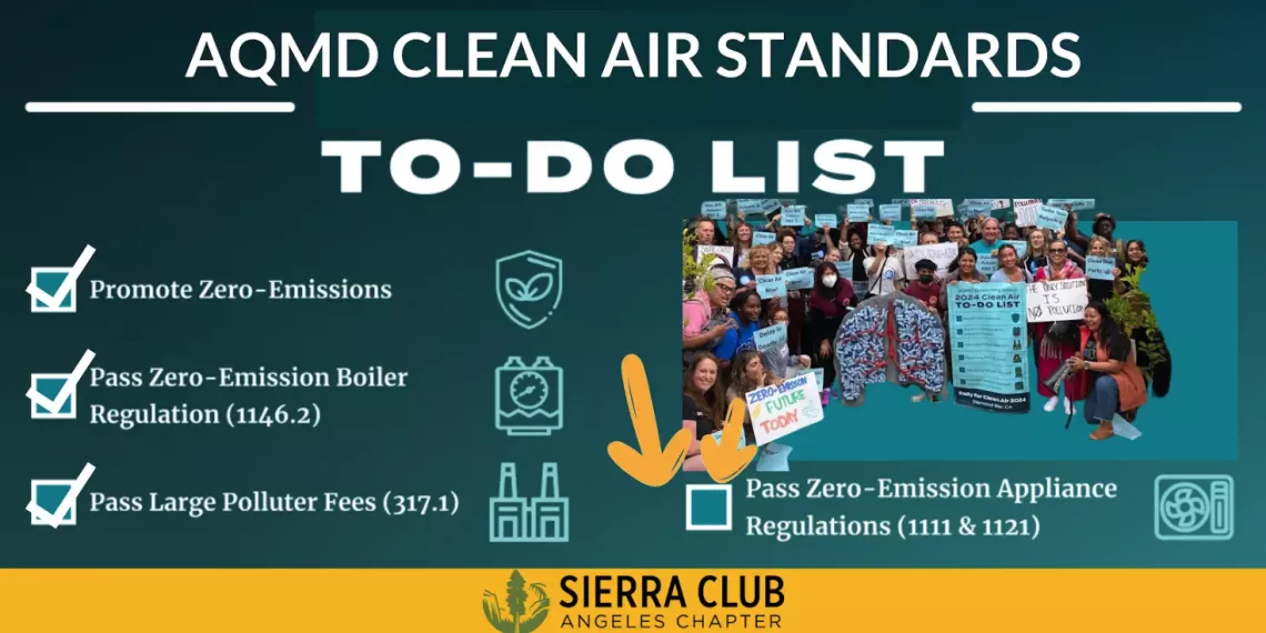 AQMD Clean Air Standards To Do List