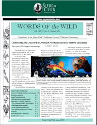 Words of the WildCover August 2023