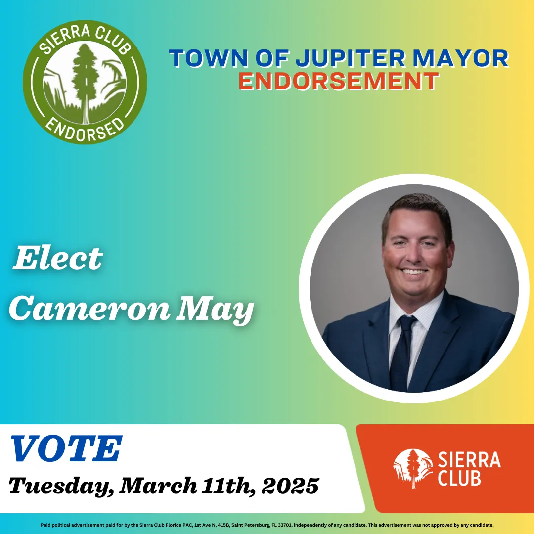 Headshot of Cameron May for Election