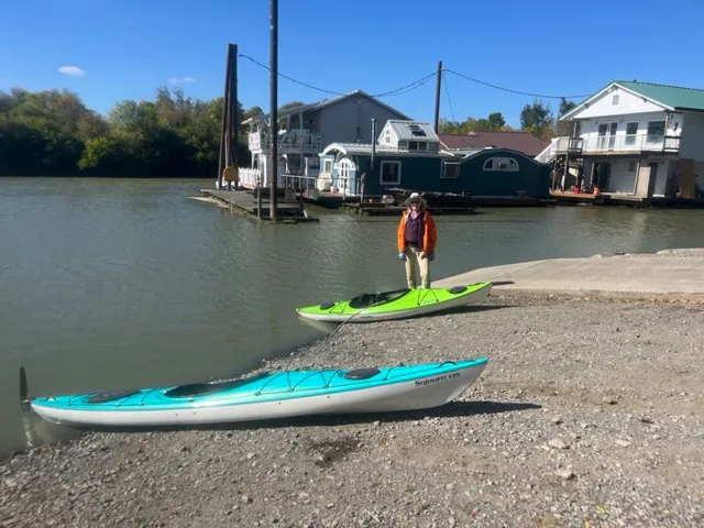 Loo Wit Kayaker by ​Christine Hartman