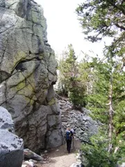 On the trail to Saddlerock Lake