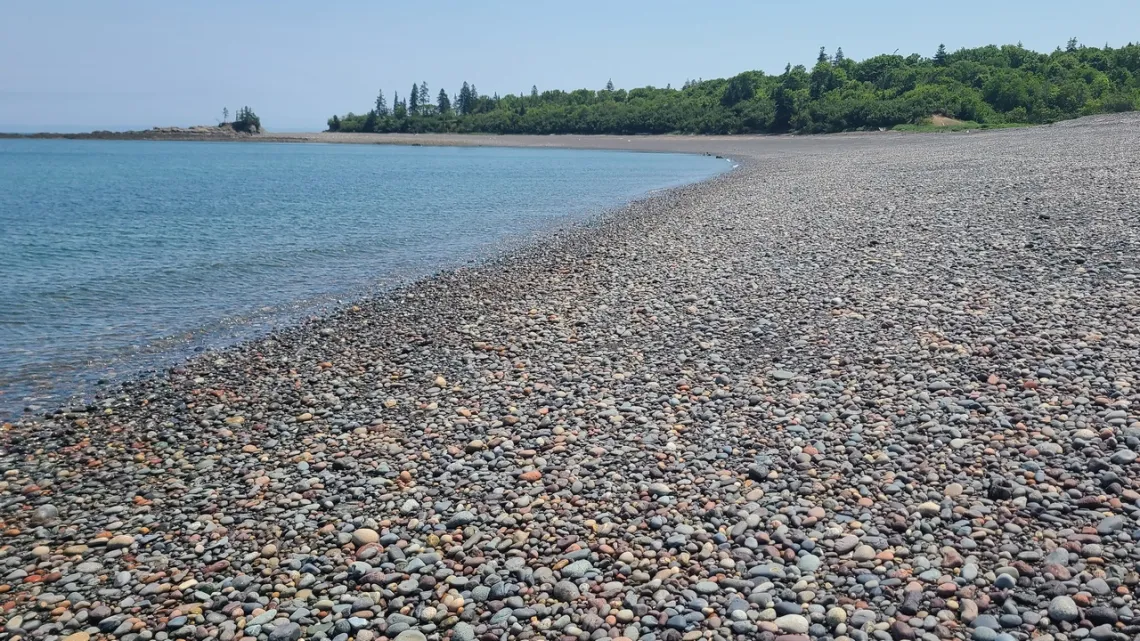 Rocky coastal beach
