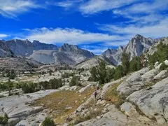 Hiking in Sabrina Basin