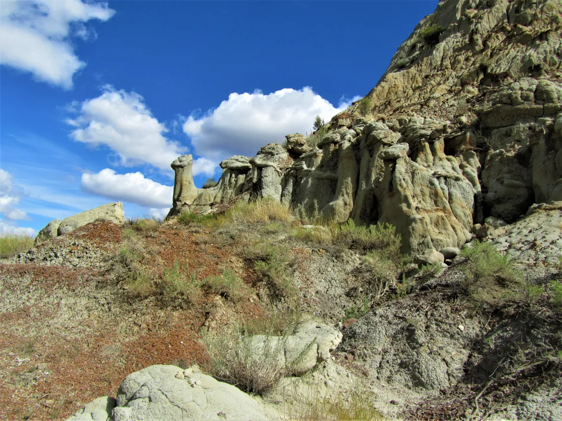 China Wall in the Bennett-Cottonwood Unit