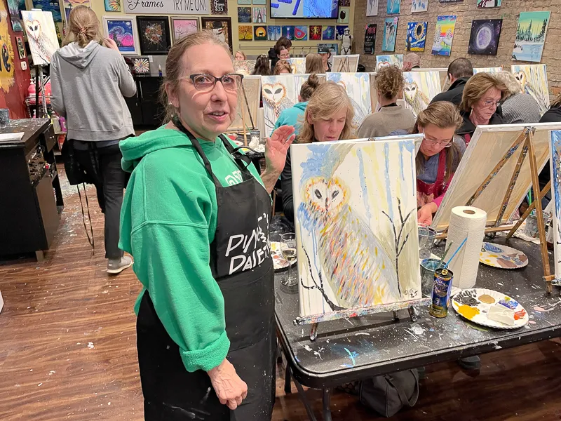 Painting Donna