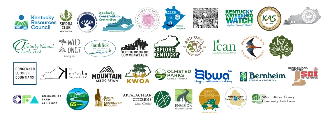 Logos of the 35 organizations in opposition to SB 89 