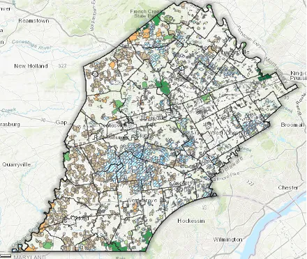 Public Lands Chesco Map