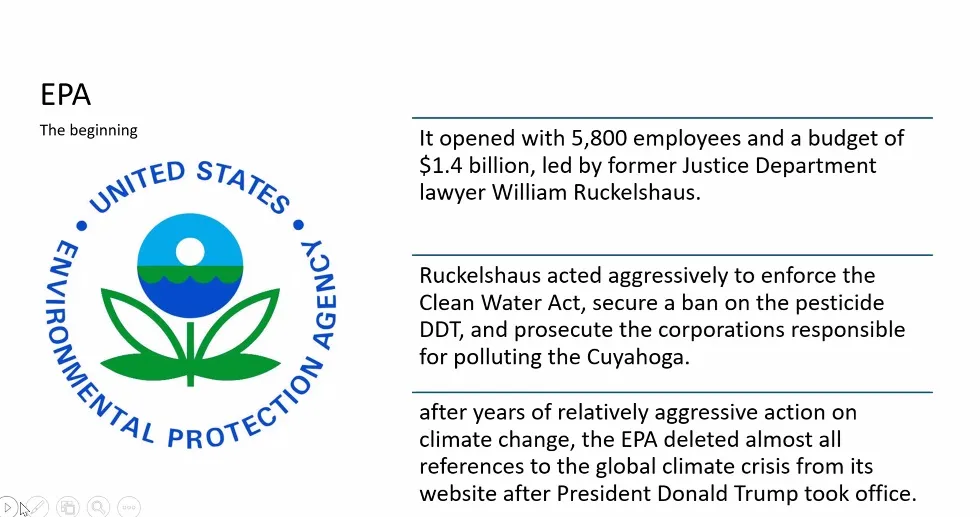 some facts about the EPA