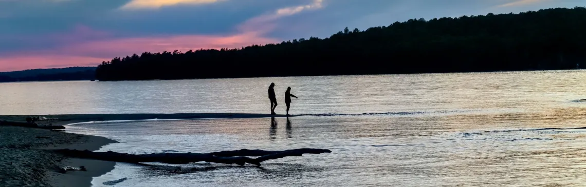 Lake Superior Beach Sunset