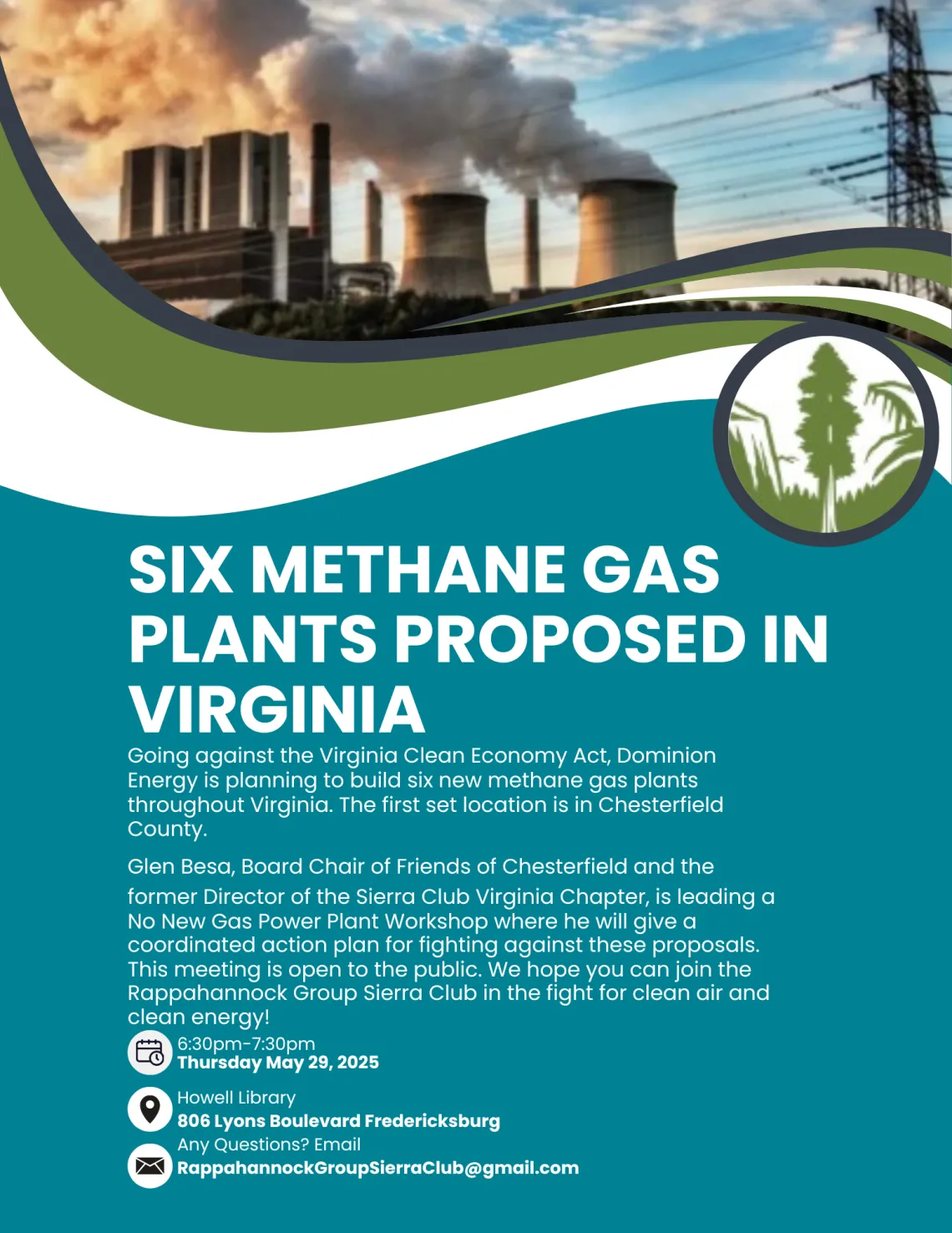 Six Methane Gas Plants Proposed in Virginia