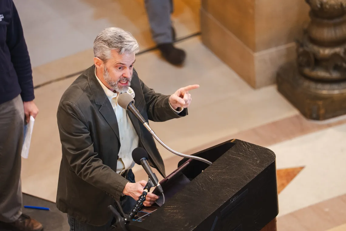 Peter Wagenius, Political and Legislative Director, Sierra Club North Star Chapter. Photo credit: Devon Young Cupery 