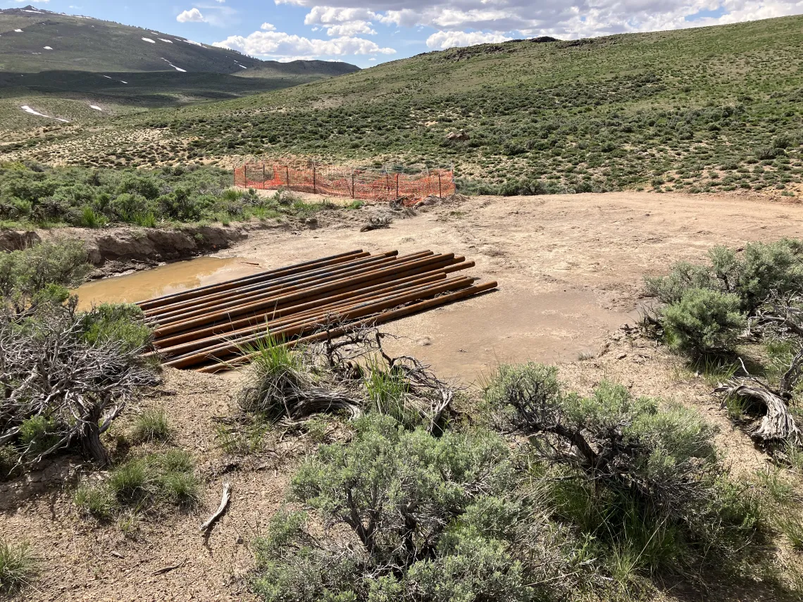 Drill Site 4 at the Conglomerate Mesa