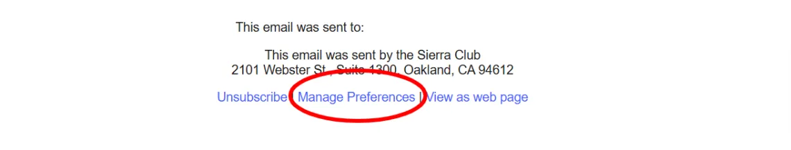 email footer