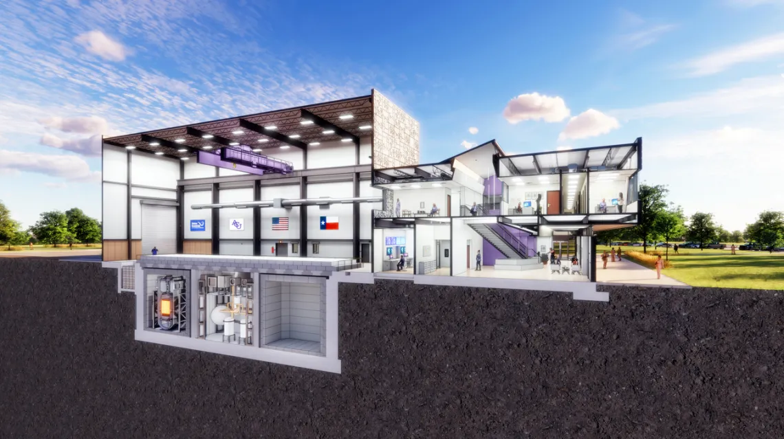 Rendering of Molten Salt Reactor