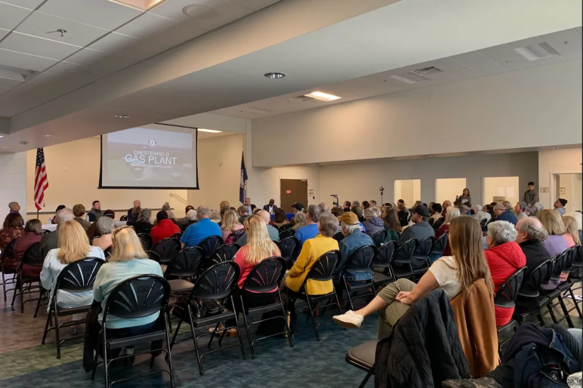 Meeting about gas plant