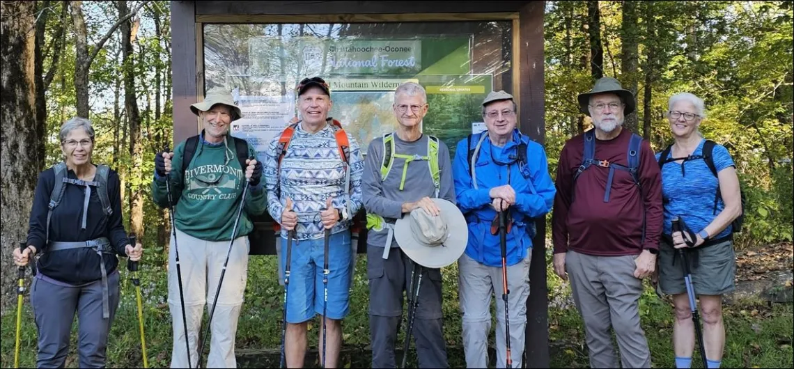 Centennial Group led an outing on the Appalachian Trail in May