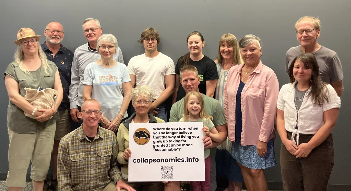 Ivan (second from left) and the Black Elephant group at a recent gathering.