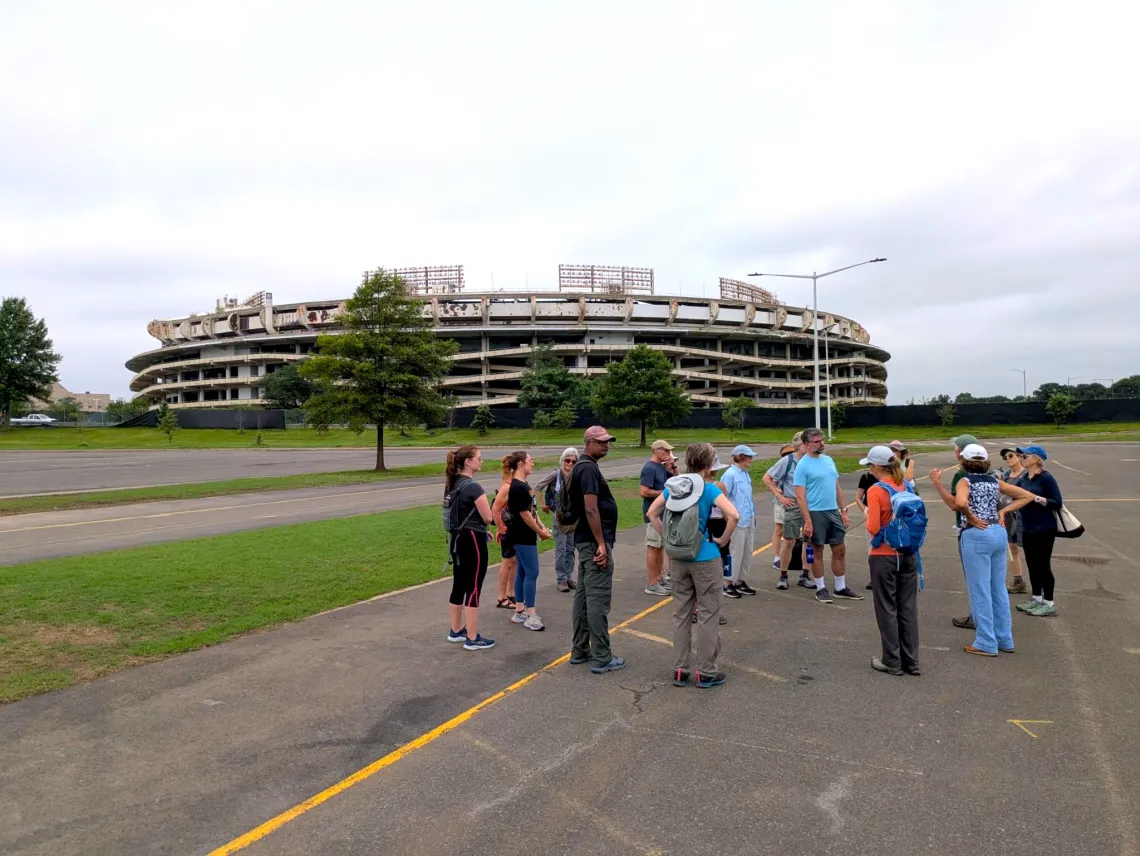 Sierra Club DC volunteers at a RFK site hike.