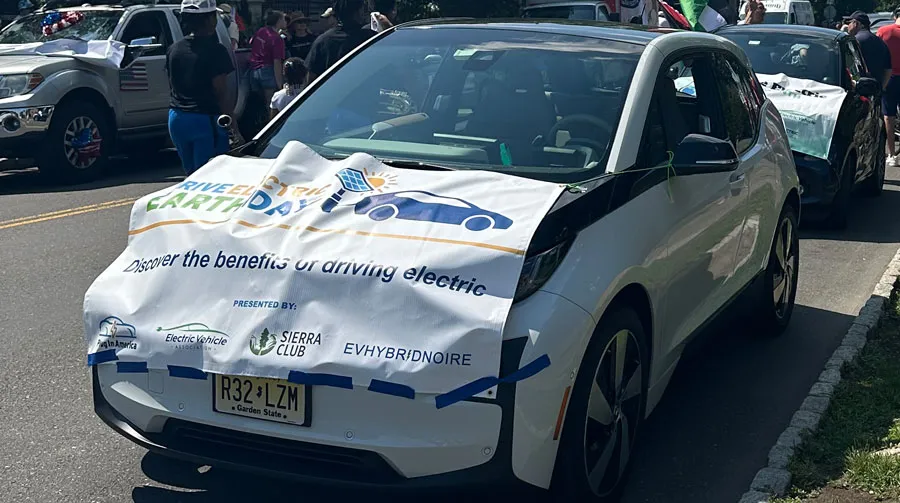 Electric Car in Montclair Parade