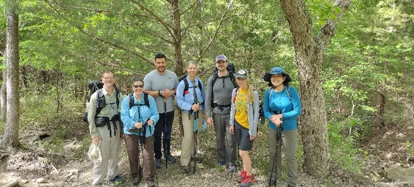 Hikers at Eisenhower State Park
